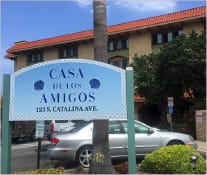 Casa De Los Amigos sign