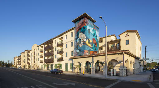 Wide view of Fairview Heights Apartments