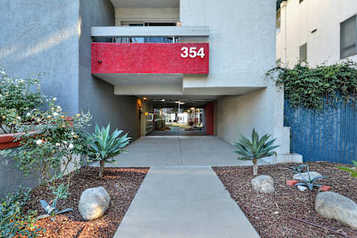 Exterior Porch at City Park View, Los Angeles, CA, 90057