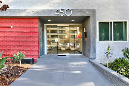 Front Entrance at La Fayette Marquis, California