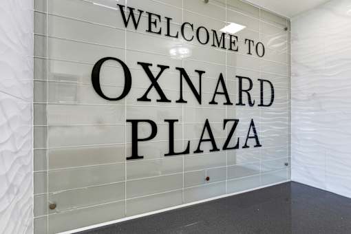 Property Sign at Oxnard Plaza, North Hollywood, CA