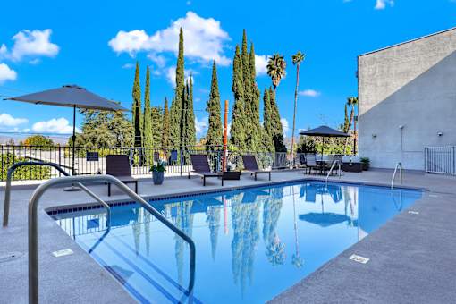 Swimming Pool at Oxnard Plaza, California