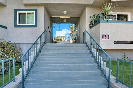 Entrance Staircase at Elmwood Gardens, California