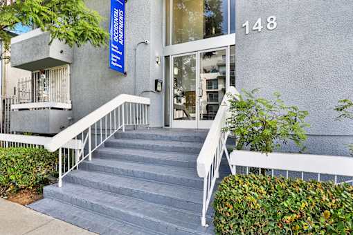Building 148 Entrance at Occidental Apartments, Los Angeles