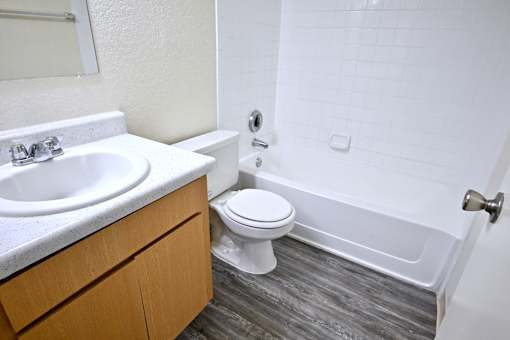 White Toilet at Mountain Vista, Sierra Vista, Arizona