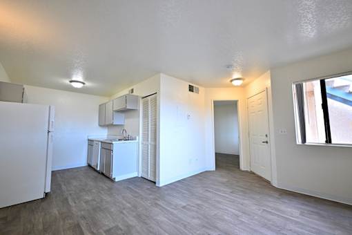 Kitchen with refrigerator at Mountain Vista, Sierra Vista, 85635