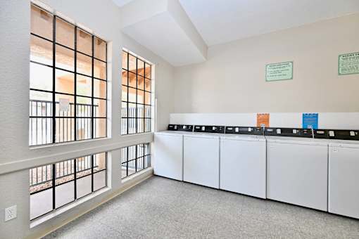 Row of white cabinets at Mountain Vista, Sierra Vista, AZ, 85635