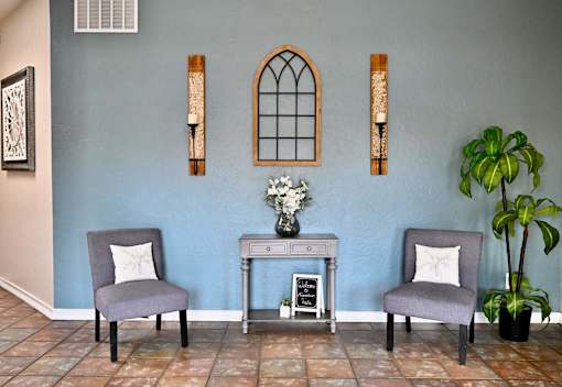 Two chairs and Table at Mountain Vista, Sierra Vista, AZ, 85635