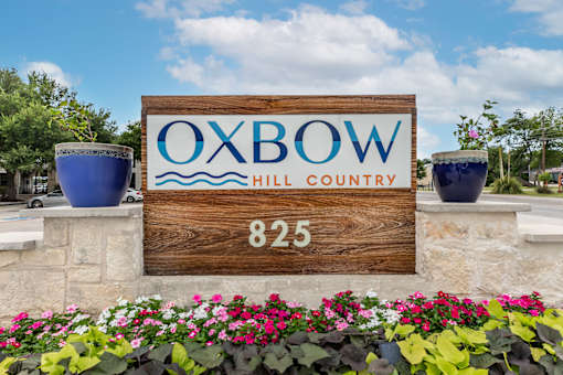 Property Sign at Oxbow Hill Country, Boerne, TX, 78006