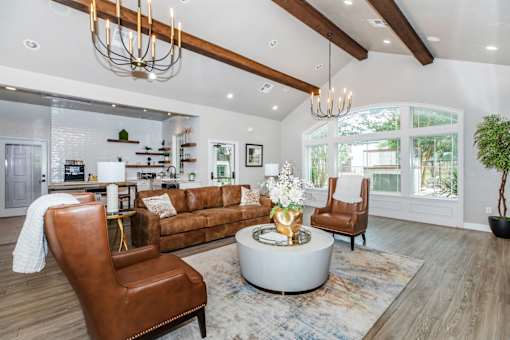 Modern Living Room at Oxbow Hill Country, Texas