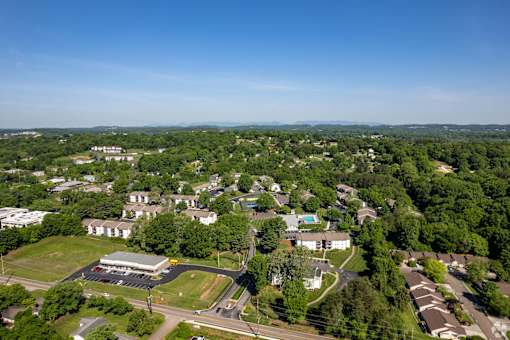 Drone View at Addison at Sutherland, Tennessee  