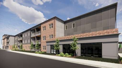 Exterior Of Building at 515 East (Elkhart) Apartments, Elkhart, Indiana