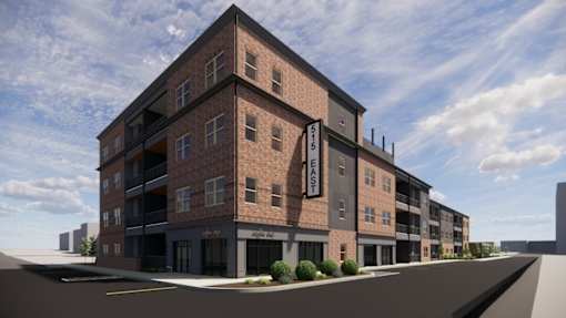 Property Exterior View at 515 East (Elkhart) Apartments, Elkhart