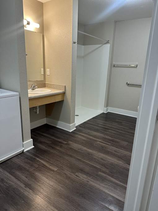 Bathroom at North Harrison Senior Apts in Shelbyville, IN