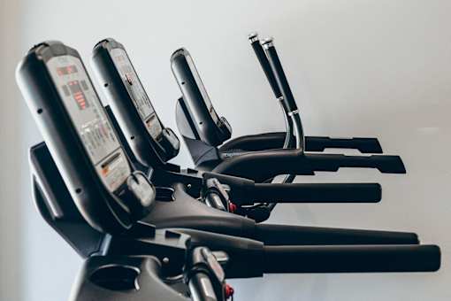 Gym fitness equipment treadmills