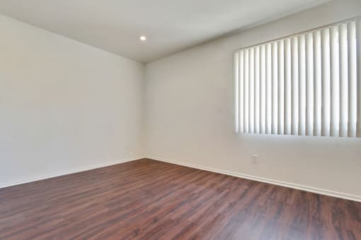 Bedroom With Vinyl Floors