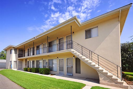 Two story building with 10 apartment units