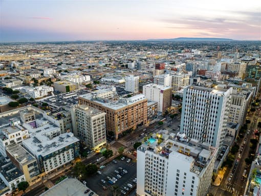 arial view of the city of san francisco