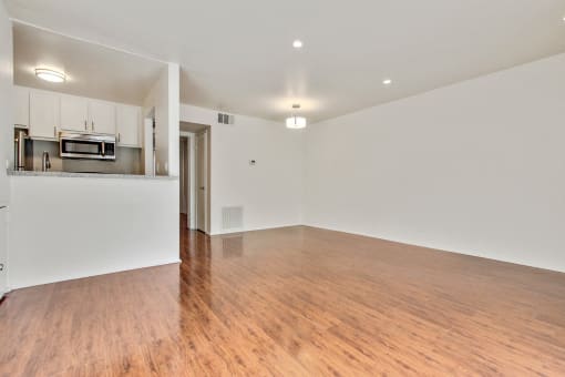 Dining Area With Hardwood Vinyl Floors
