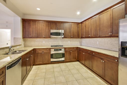 Kitchen With Stainless Steel Appliances
