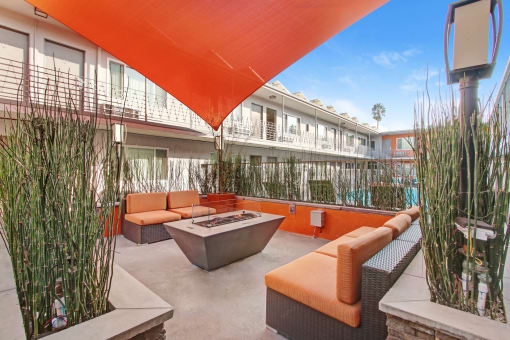 Modern design in common areas, pool, onsite laundry, BBQ grill