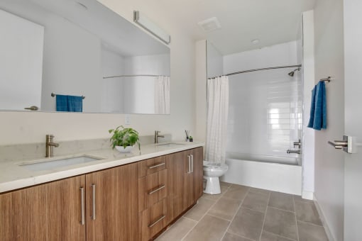 a bathroom with a sink and a toilet