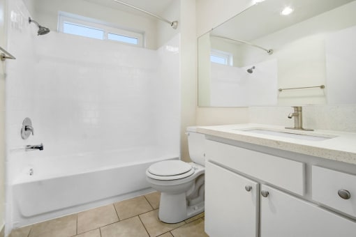 a bathroom with a toilet and a sink and a shower
