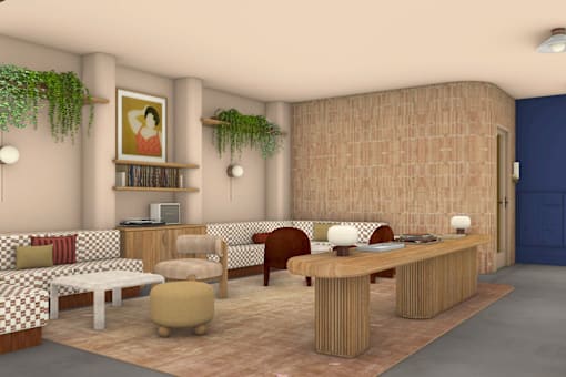 Lounge at Skylar At Sunset, Los Angeles, CA 