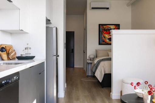 “Jr One bedroom with maximum comfort, includes 75 sq ft (on average) private balcony