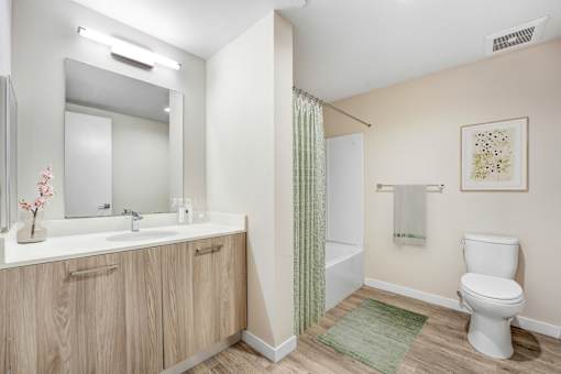 Luxurious Bathroom at The Blvd Lofts, Encino  