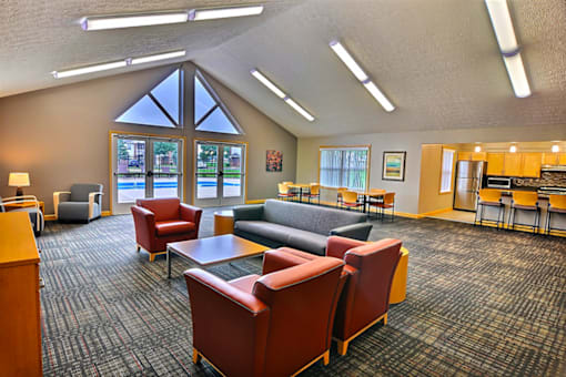 Community room amenities at Copper Gate, Lafayette, IN, 47909