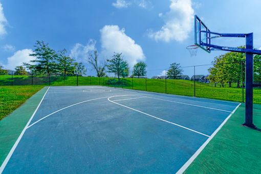 Basketball courts at Somerset Lakes Apartments, offering a great outdoor space for recreation.