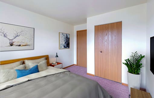Bedroom closet  at Copper Gate, Lafayette, IN