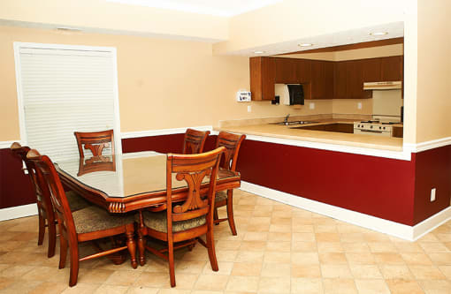 Clubhouse Kitchen and Dining for Resident Usage