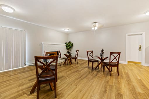Clubhouse at Bradford Lake Apartments, offering a welcoming community space.
