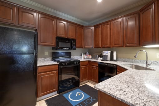 Clubhouse kitchen at Archer's Pointe.