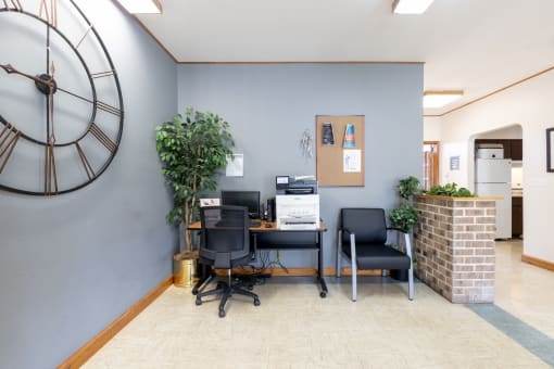 Clubhouse office at Carriage House Apartments Decatur