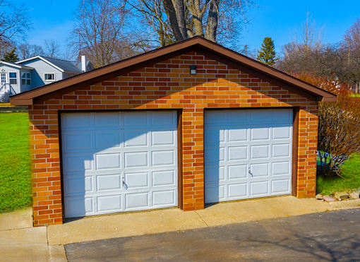 Garage at Marshall House Apartments.