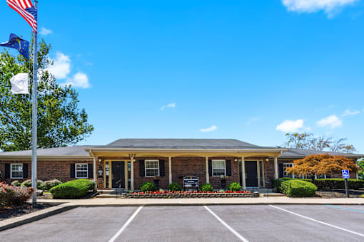 Leasing office and Information center at Fairington Apartments in Lafayette.