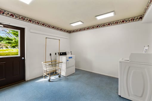 Laundry facility at Blueridge Terrace Apartments.