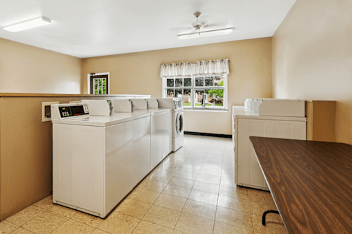 Laundry facility at Carriage House Apartments, Muncie, IN
