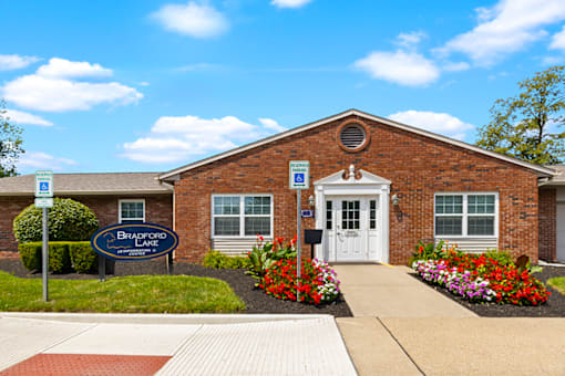 Leasing office at Bradford Lake Apartments.