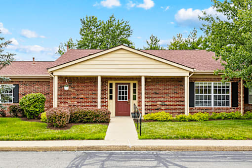 Leasing office at Carriage House Apartments, Muncie, IN