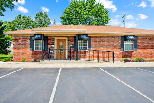 Leasing office at Fairington Apartments in Clarksville, Indiana.