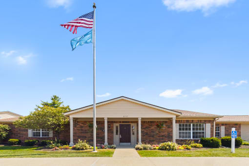 Leasing office at Richfield Apartments in Fort Wayne.