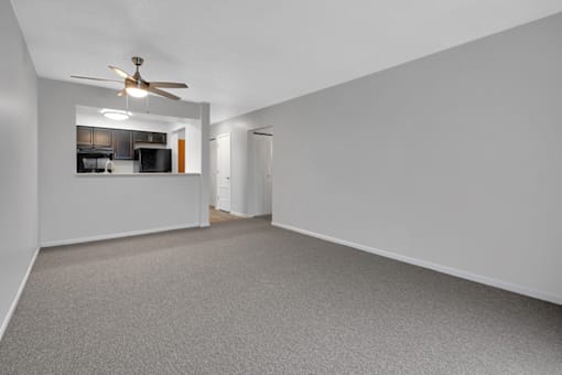 Living room in a 1-bedroom, 1-bathroom apartment at Briarwood Apartments in Lexington.