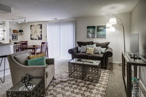 Living Room with Sliding Glass Door to Patio or Balcony at Ashmore Trace