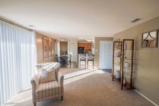 Open concept living space at Archer's Pointe.