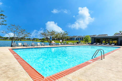 Swimming pool at Somerset Lakes Apartments, offering a relaxing outdoor space.