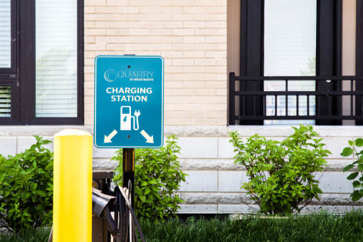 Electric Car Charging Stations at Quarry at River North